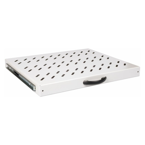 EQUIP SLIDING SHELF FOR 19´ CABINETS 1U 600MM DEPTH GREY - Equip EZVS-19-1-60-G