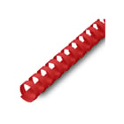 Argolas PVC Encadernar 16mm Vermelho 130 Folhas 100un - Neutral 1713055