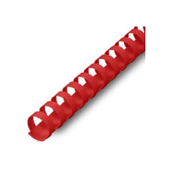 Argolas PVC Encadernar 16mm Vermelho 130 Folhas 100un - Neutral 1713055