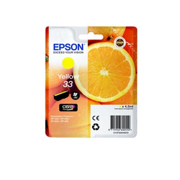 Epson Oranges C13T33444010 tinteiro 1 unidade(s) Original Amarelo - Epson C13T33444010