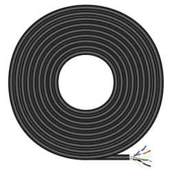 Aisens Cable de Red Exterior Impermeable RJ45 Cat.6 Ftp Rigido Awg24 - 100m - Color Negro - Aisens A135-0673