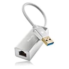 Adaptador USB para LAN NGS Hacker 3.0 - 1Gbps - Cabo de 15cm - Cinzento - NGS 268237