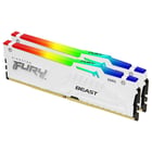 KINGSTON MEM 32GB 6000MT/s DDR5 CL36 DIMM (KIT 2) FURY BEAST WHITE RGB EXPO - Kingston KF560C36BWE2AK2-32