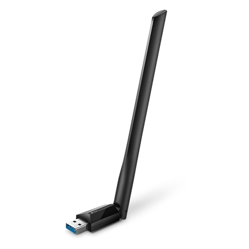 Adaptador USB sem fios TP-Link Dual Band AC1300 - 1 antena externa de alto ganho - Tecnologia MU-MIMO - TP-Link Archer T3U Plus