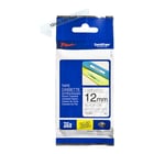 Fita laminada mate preto sobre transparente. Largura: 12 mm Comprimento: 8 m - Brother TZe-M31