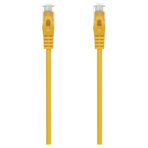 Aisens Patch Cord Cabo de Rede RJ45 LSZH CAT.6A 500 MHZ UTP AWG24 - 1,0M - Cor Amarela - Aisens A145-0566