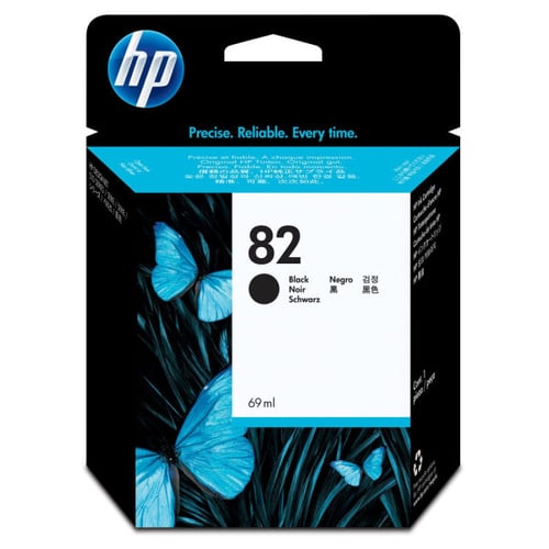 HP Tinteiro DesignJet 82 Preto de 69 ml - CH565A