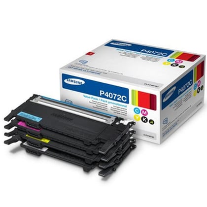 Samsung CLT-P4072C toner 4 unidade(s) Original Preto, Ciano, Magenta, Amarelo - Samsung CLT-P4072C/ELS