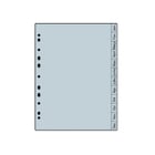Separadores A4 Plastico Jan a Dez 1un - Neutral 172Z0382