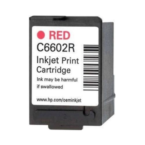HP TINTEIRO 1.0 RED INKJET PRINT CARTRIDGE - HP C6602R