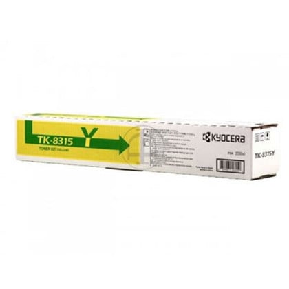 Toner TASKalfa 2550CI (TK8315Y) Amarelo - Kyocera/Mita TK8315Y