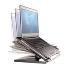 Suporte para computador portátil Fellowes Designer Suites - Ajustável em altura em 4 posições - Ângulo de inclinação 30º - Base antiderrapante - Preto - Cor preta - Fellowes 177671