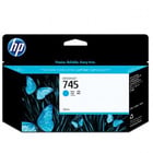HP 745 130-ml DesignJet Cyan Ink Cartridge - F9J97A