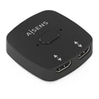 Interruptor HDMI 4K@60Hz da Aisens - Preto - Aisens A123-0948