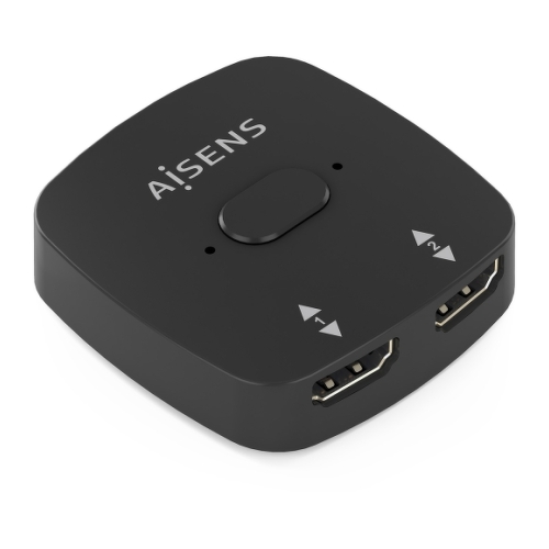 Interruptor HDMI 4K@60Hz da Aisens - Preto - Aisens A123-0948