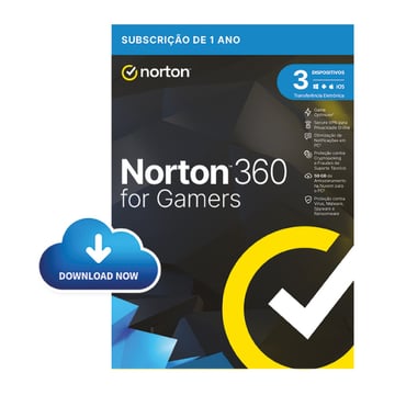 NORTON 360 FOR GAMERS 50GB PO 1 USER 3 DEVICE 12MO GENERIC RSP GUM FTP - Norton 21433239
