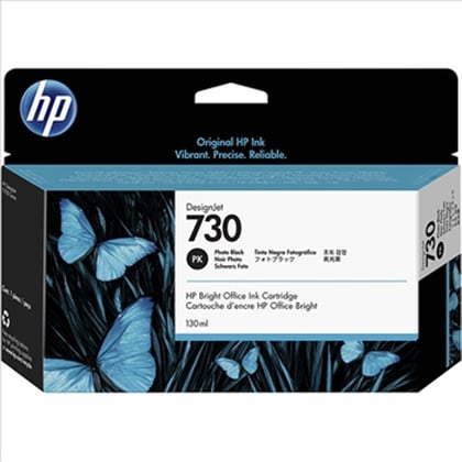 HP Tinteiro DesignJet 730 Preto Fotográfico (300 ml) - P2V73A