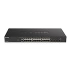 D-LINK SMART MANAGED SWITCH 24 X 10G BASE-T PORTS + 4 X 10G/25G SFP28 PORTS - D-Link DXS-1210-28T