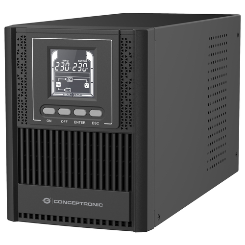 CONCEPTRONIC UPS ZEUS 1000VA 900W 4x IEC ONLINE TOWER - Conceptronic 110540117101