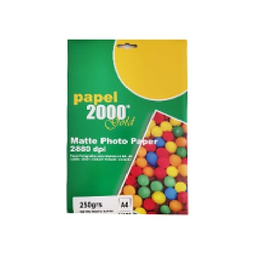 Papel 250gr InkJet 2000 A4 Foto Matte - 20 Folhas - Neutral 181Z17989