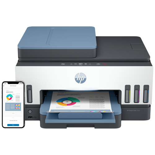 HP Impressora multifunções Smart Tank 7606 com conexão contínua – Europa - HP 28C03A#BHC