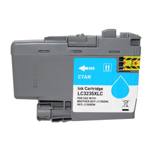 Brother LC3235XL/LC3233 Cyan Generic Ink Cartridge - Substitui LC3235XLC/LC3233C - BI-LC3235XLCY