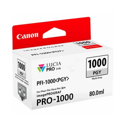 Tinteiro Canon PFI-1000 Cinzento Foto 0553C001 80ml - Canon PFI1000PGY
