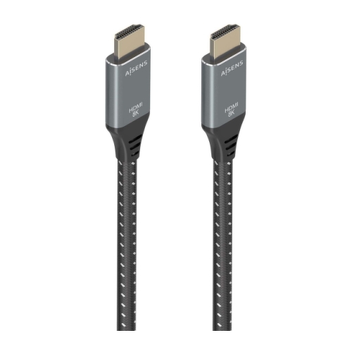 Cabo HDMI Aisens V2.1 Ultra Alta Velocidade / HEC 8K@60Hz 48Gbps - A/M-A-M - 7m - Cinzento - Aisens 294287