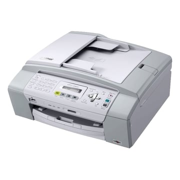 Brother MFC-290C, Jato de tinta, Impressão a cores, 1200 x 6000 DPI, Fotocopiadora a preto e branco, A4, Impressão directa - Brother MFC290C