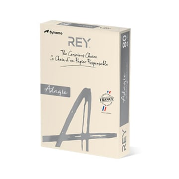 Papel Fotocopia Creme&#47;Marfim (Yvory) Adagio(cd93) A4 80gr 1x500Fls - Adagio 1801070