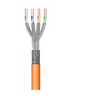 EWENT BOBINE CABO REDE CAT7 S/FTP AWG23/1 LSZH 30MT LARANJA - Ewent IM1225