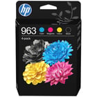 HP 963 CMYK Original Ink Cartridge 4-Pack - HP 6ZC70AE#LS1