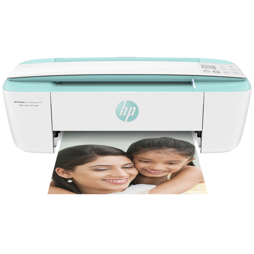 HP DeskJet Ink Advantage 3776, Jato de tinta térmico, Impressão a cores, 4800 x 1200 DPI, A4, Impressão directa, Turquesa, Branco - HP 7FM65B