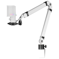 Microfone MARS GAMING MMIC-XTW ULTRA-HIGH DEF ARGB,192KHZ 24BIT,ARM, ANTIVIB+ METAL FILTER,USB,WHITE - Mars Gaming MMICXTW