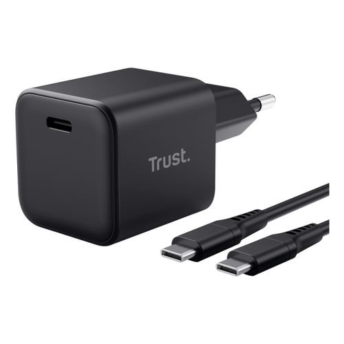 Trust Carregador USB-C pequeno Maxo de 65 W - Preto - Trust 26046