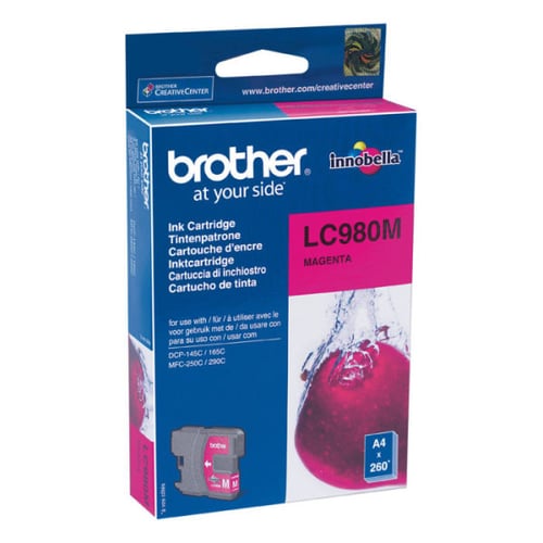 Tinteiro de tinta magenta - Brother LC980M