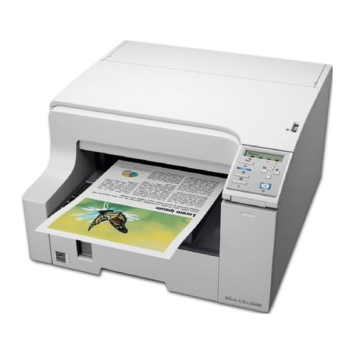 Ricoh Aficio GX e2600, Cor, 3600 x 1200 DPI, A4, 10000 páginas por mês, 29 ppm - Ricoh 972433