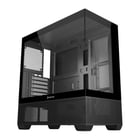 Unykach Revelat Black ATX, Micro ATX, ITX Case - Vidro temperado à frente e ao lado - 3,5", 2,5" - USB-A 3.0, USB-C e HD Audio - Arrefecimento líquido - Suporta arrefecimento líquido - Unykach 298852