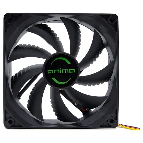 Ventoinha Tacens Anima AF8 80mm - Caixa e pás pretos - Velocidade máxima. 1800rpm - Tacens AF8