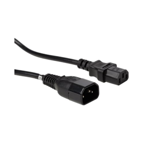 Cabo Extensão Alimentação IEC C14/C13 1.8m - Velleman VELEPC018E100