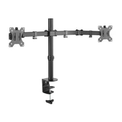 NAPOFIX SUPORTE SECRETARIA 2 MONITORES 13">32" HORIZONTAL DM1200H - Napofix DM1200H