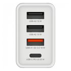 VERBATIM CARREGADOR 30W 1x USB-C PD 1xUSB-A QC 3 2xUSB-A WHITE - Verbatim 49701