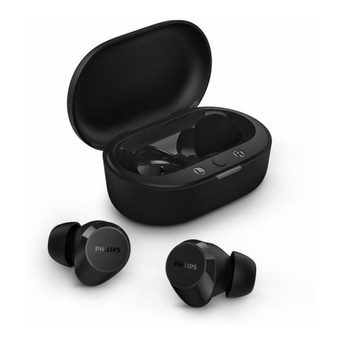 PHILIPS IN-EAR TRUE WIRELESS C/MICRO IPX4 USB-C BT 5.2 PRETO TAT1209BK - Philips TAT1209BK/00