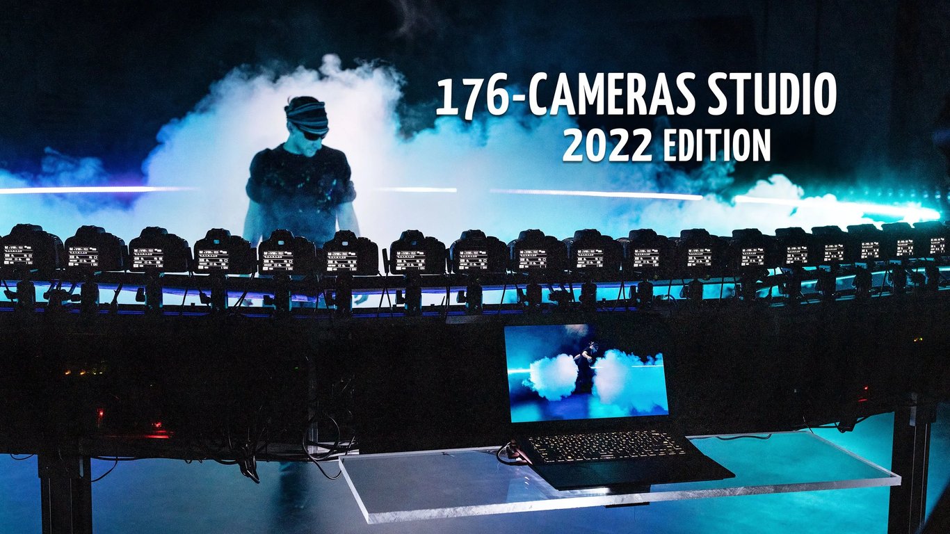 Notre studio bullet-time de 176 caméras, édition 2022 !