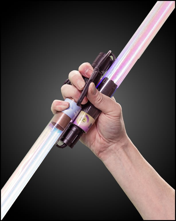 My grip for double tube light painting