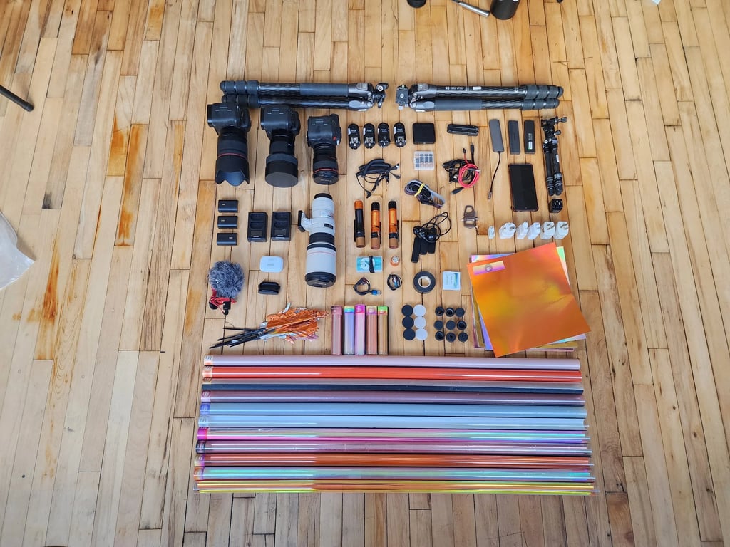 Mon matériel de light-painting actuel!