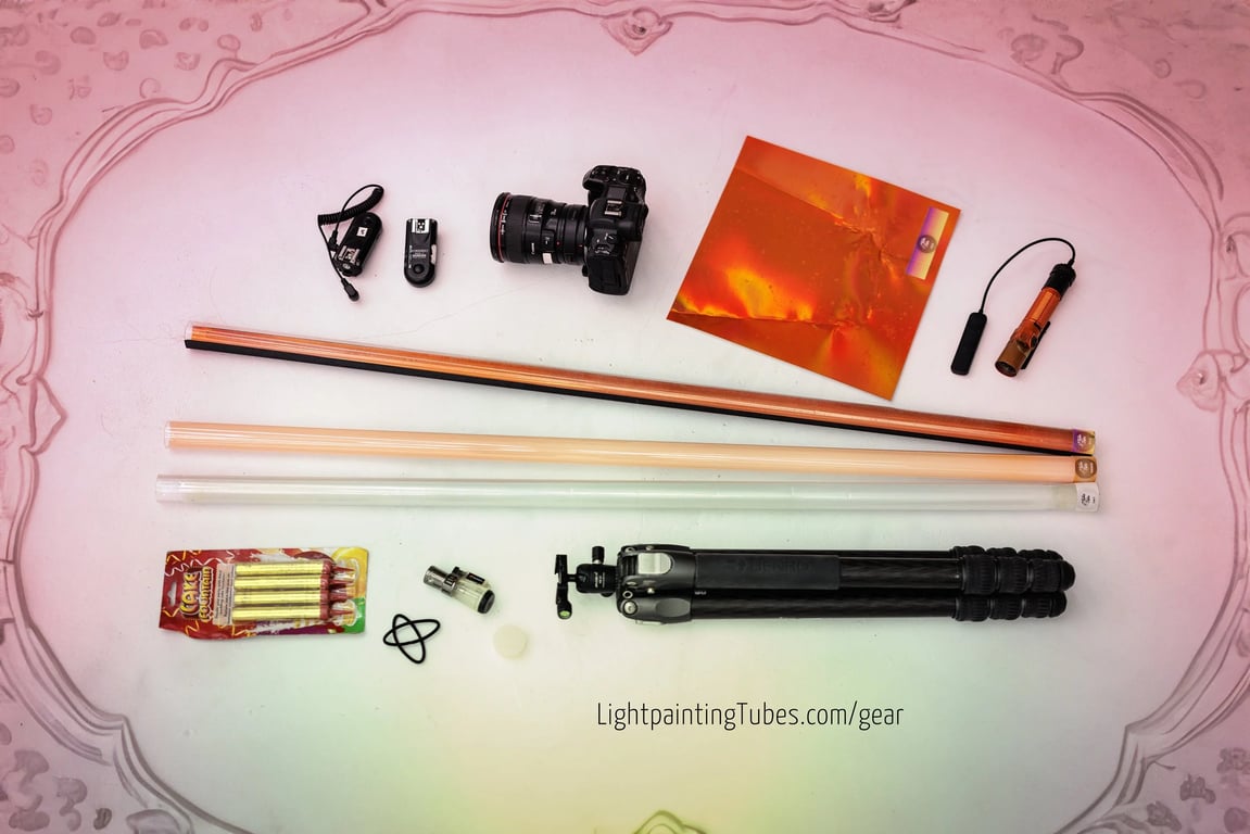 Mon équipement minimum pour le light painting en extérieur
