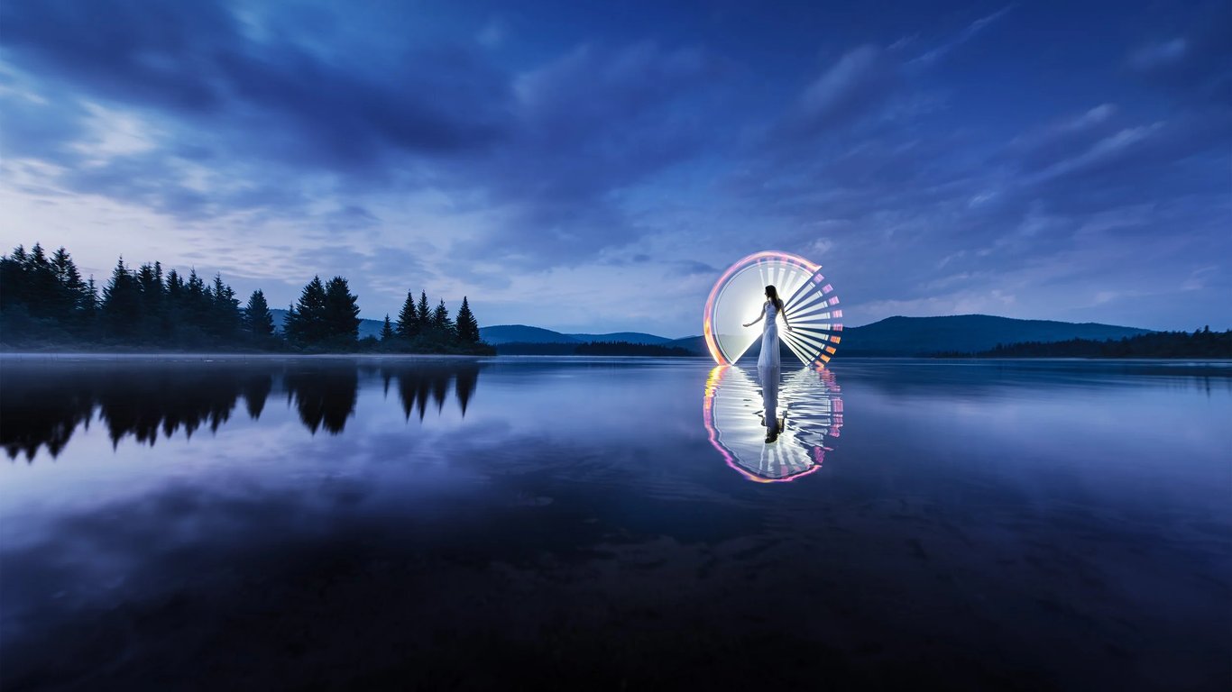 Feathers (for light-painting tubes)