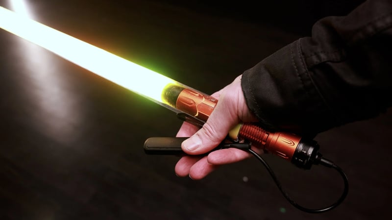 How I Hold the Tube When Light Painting