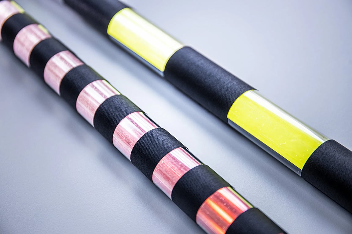 Fabriquez vos propres couvre-tubes à rayures zébrées